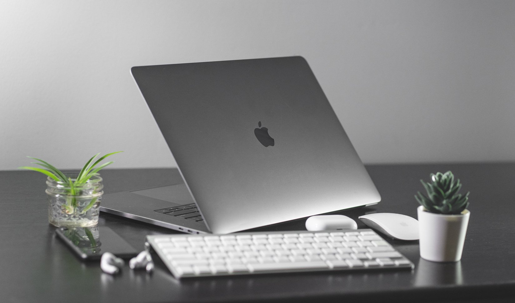 Macbook On A Table